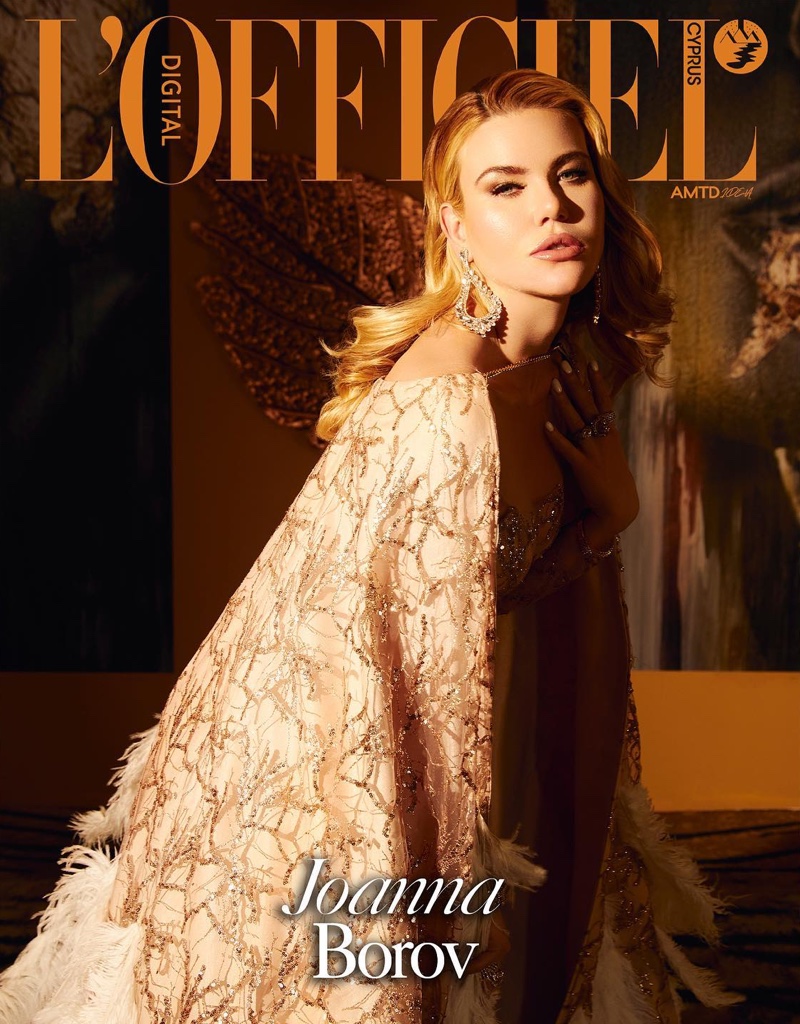 Joanna Borov Channels Old Hollywood for L’Officiel Cyprus Cover